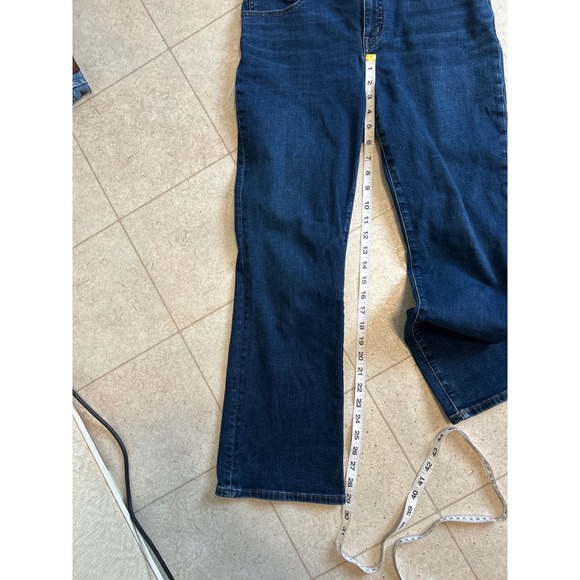 Madewell Denim Bootcut Jeans Dark Wash Comfort Stretch Womens Size - Picture 6 of 6